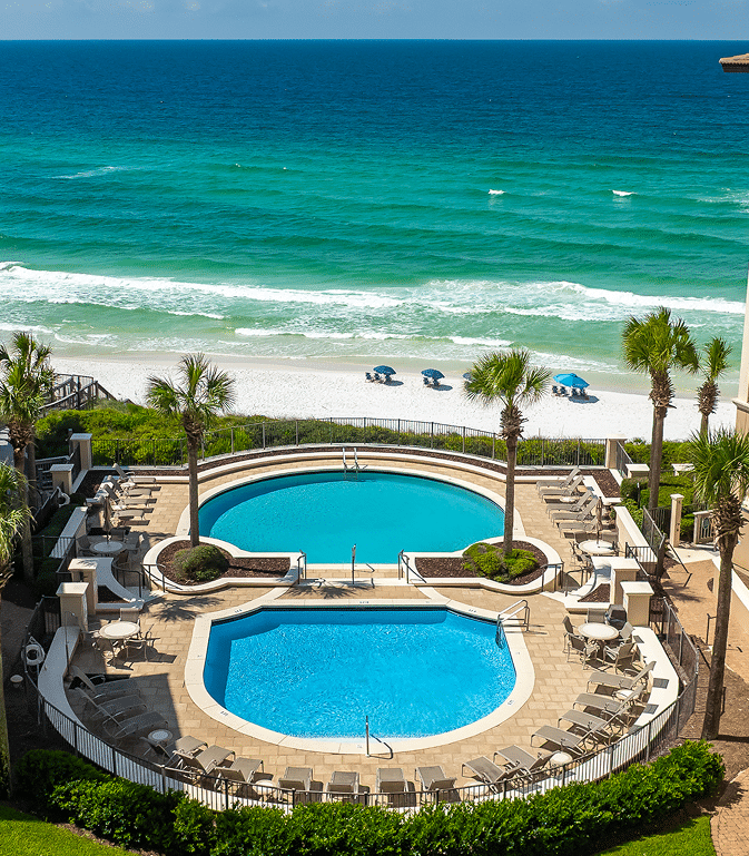 Aerial real estate photography of a property